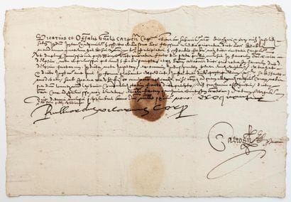 CARPENTRAS (Vaucluse) 1609. Order of the...