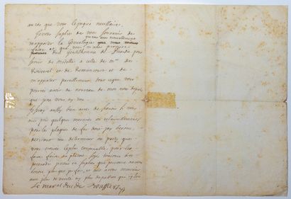SOMME. Louis François, Duke of BOUFFLERS,...