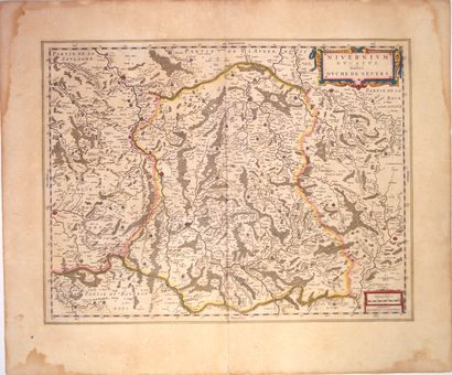 17th century map : DUCHY OF NEVERS. 