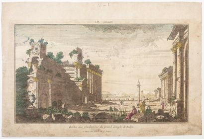 LEBANON. RUINS OF BAALBEK. 