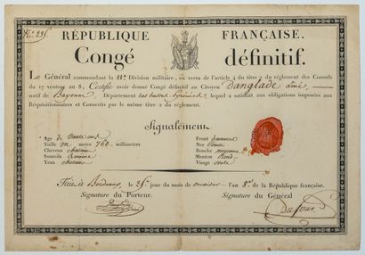 General DUFOUR (Georges-Joseph) Gold Coast...