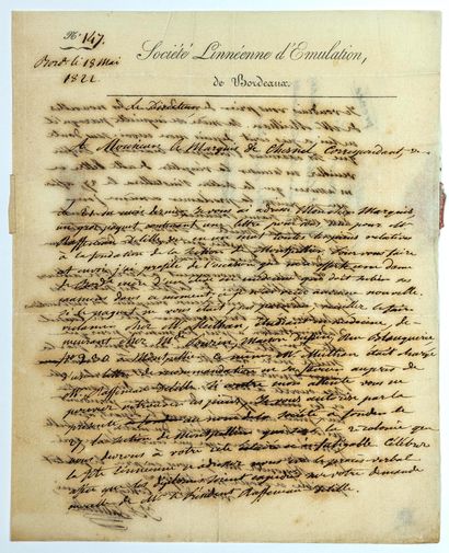 GIRONDE. 1822. LATERRADE (Jean François)...