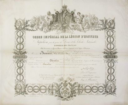 LEGION OF HONOR. SECOND EMPIRE. NORTH - Diploma...