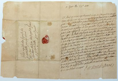(ROCHEBONNE) Autograph letter signed The...