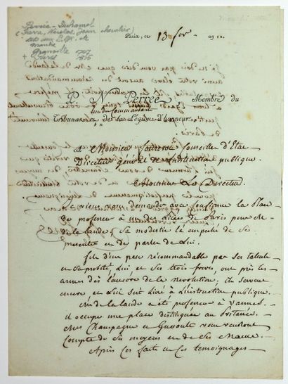 PÉRÉE-DUHAMEL (Pierre-Nicolas-Jean, chevalier)...