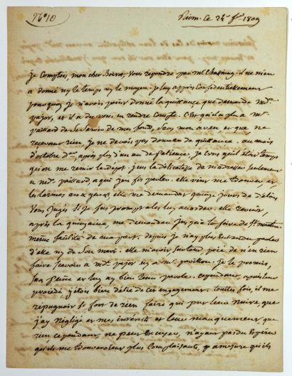 REDON (Claude) 1738 - 1820 - Lawyer, Deputy...