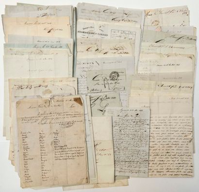 LYON (69). WHOLESALE SALT. Commercial correspondence...
