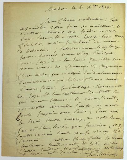 MAISON (Nicolas-Joseph, marquis) 1771 - 1840...