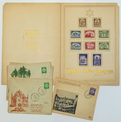 JUDAISM, 1949: Stamp booklet of the old Synagogues...