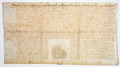 DOUBS. JURA. 1573. Before Anthoine TINSEAU,...