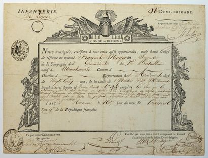 Count of SAINT HILAIRE, General. Signed document...
