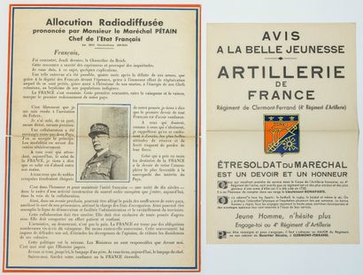 WW2. FRENCH STATE. MARSHAL PETAIN. 12 Prints...
