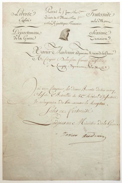 François Xavier AUDOUIN was a French clergyman...