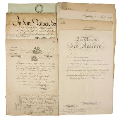 STRASBOURG (BAS-RHIN). FAMILY ARCHIVE OF...