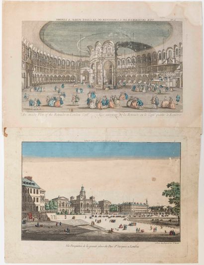 ENGLAND. LONDON. 2 optical views: 