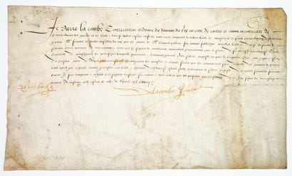 TARN. 1573. CASTRES April 21, 1573. Receipt...