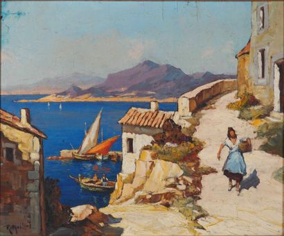 Maillol (XXth century)

View of a port, the...