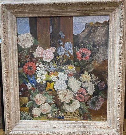 
Modern School




Vase of flowers




Oil...