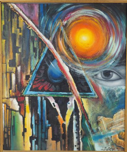 
B. Setya (XXth century)

Psychadelic composition

Oil...