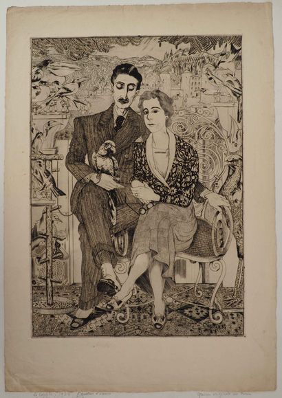 Etienne Cournault (1891-1948)

The couple,...
