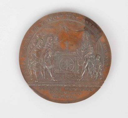 LOUIS XIV

Medal representing the renewal...