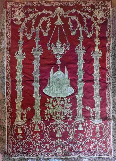 
Turkey, Ottoman

Mihrab panel made of wool...