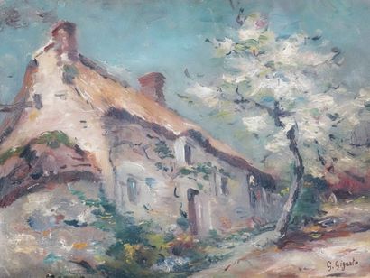 
G. Gigante (XX century)
The country house
Oil...