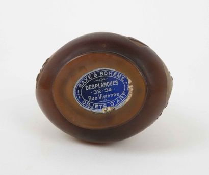 Emile Galle (1846-1904)

Small vase in multi-layer...