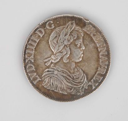 LOUIS XIV

Ecu with short fuse 1644 D (Lyon)

Silver...