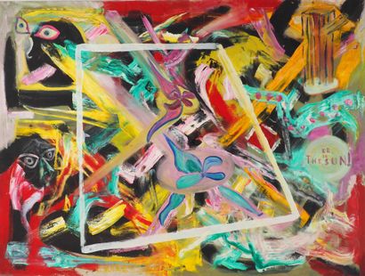 Guy Scohy (1940-2010)

Here the Sun, 1982

Oil...
