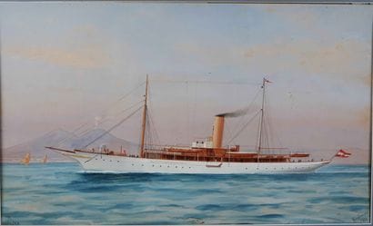 Anonymous (20th century)

Liner at sea, 1910

Gouache...
