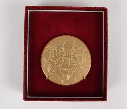 Georges Mathieu (1921-2012)

Gilt bronze...
