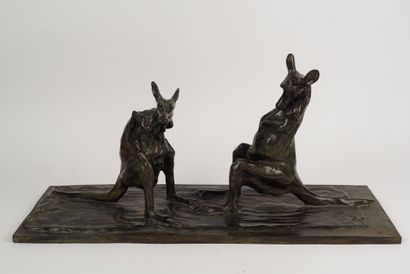 José-Maria David (born 1944).

Two kangaroos,...