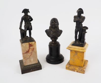 
A lot of 3 bronze subjects, two of them...