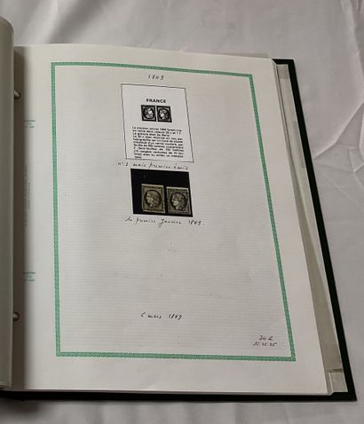 The 1st world stamps: Binder containing early...