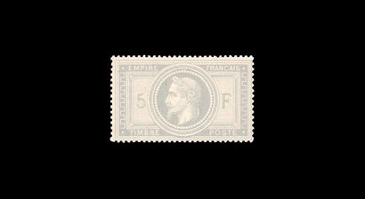 France: Empire Lauré - 5fr. Violet- gris....