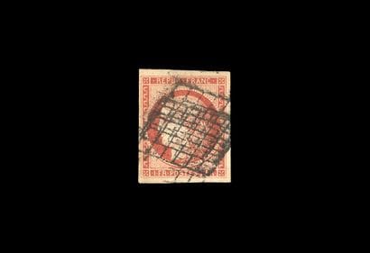 France : Cérès 1849-50 - 1fr. Vermillon obliterated...