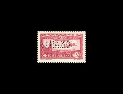 France: Airmail - 1fr.50. EIPA 30 carmine....
