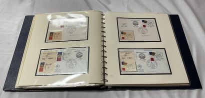 Various themes in France and abroad: Stamp...