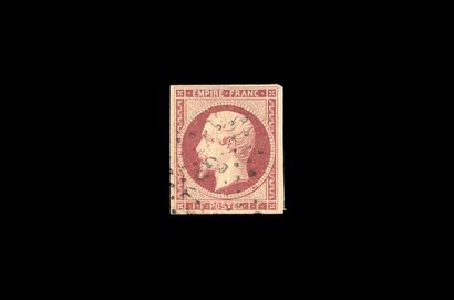 France: Empire imperforated - 1fr Carmine...