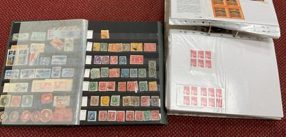 World: Set of mint and cancelled world stamps...