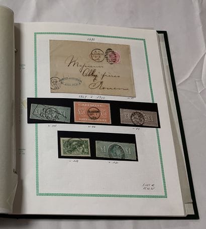 The 1st world stamps: Binder containing early...