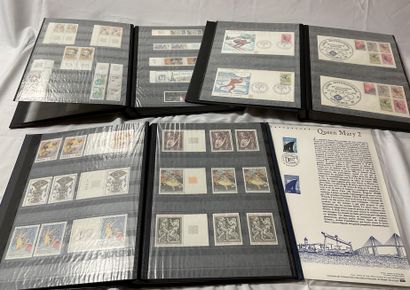 France: Set of semi-modern French stamps...