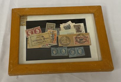 Facsimile: Set of forged stamps from France...