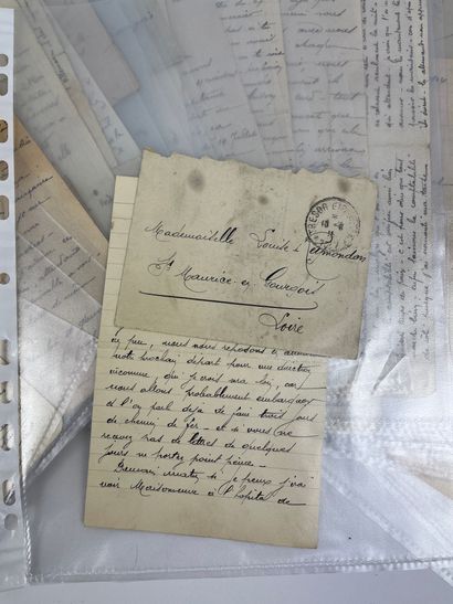 World War 1: Military correspondence from...