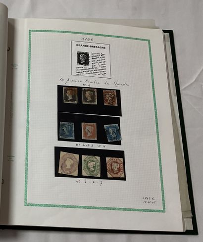 The 1st world stamps: Binder containing early...