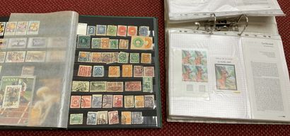 World: Set of mint and cancelled world stamps...