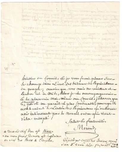 MORAND (René Pierre François) Châtillon-sur-Sèvre...