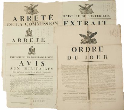 5 CUPBOARDS OF THE CENT-DAYS. Return of NAPOLÉON....