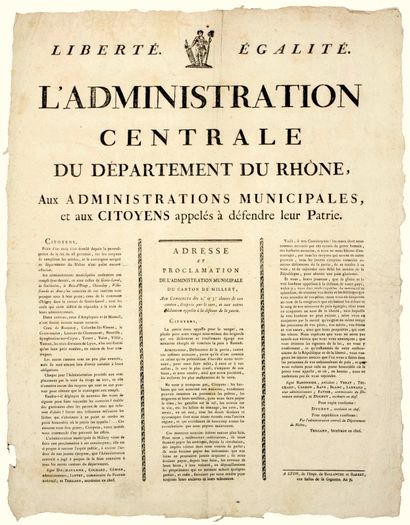 RHÔNE. 1799. DEFENSE OF THE FATHERLAND. 